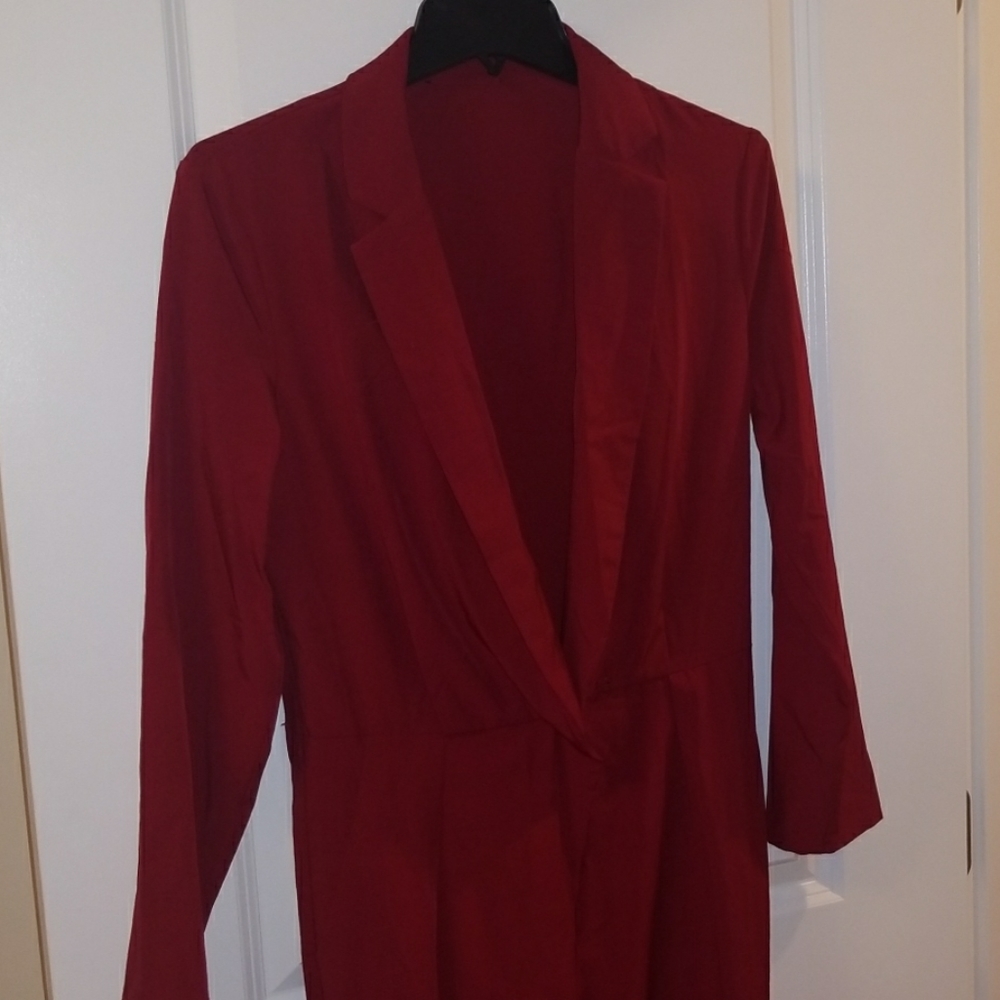 Red jumpsuit